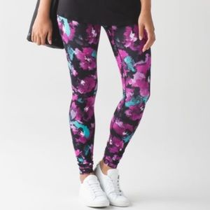 Lululemon Wunder Under Midnight Bloom Legging